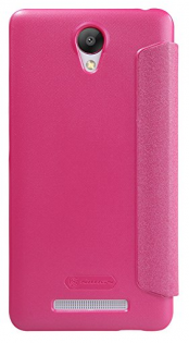 Кожанный чехол книжка Xiaomi Nillkin SP-LC HM для смартфонов Redmi Note 2 Red