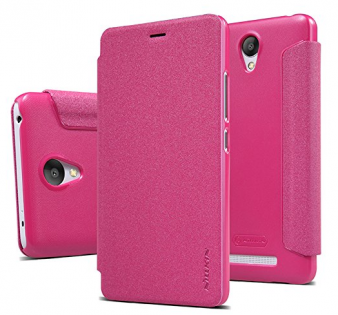 Шкіряний чохол книжка Xiaomi Nillkin SP-LC HM до смартфонів Redmi Note 2 Red