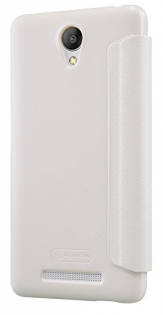 Кожаный чехол Nillkin Sparkle Series для Xiaomi Redmi Note 2 White SP-LC HM
