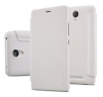 Шкіряний чохол книжка Xiaomi Nillkin SP-LC HM до смартфонів Redmi Note 2 White