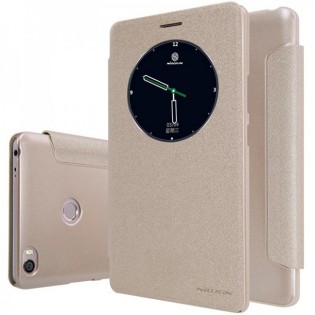 Чехол книжка Nillkin SP-LC XM-MAX для смартфонов Xiaomi Mi Max Gold