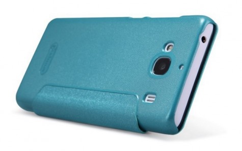 Кожаный чехол книжка Xiaomi Nillkin Sparkle SP-LC XM для смартфонов Redmi 2 Blue