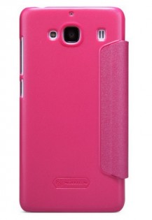 Шкіряний чохол книжка Xiaomi Nillkin Sparkle SP-LC XM до смартфонів Redmi 2 Red