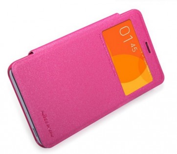 Шкіряний чохол книжка Xiaomi Nillkin Sparkle SP-LC XM до смартфонів Redmi 2 Red