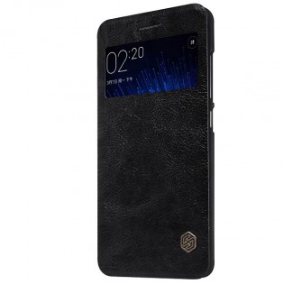Кожаный чехол книжка с окошком Nillkin Qin Series Q-LC XM для смартфонов Xiaomi Mi5 Black