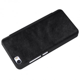 Кожаный чехол книжка с окошком Nillkin Qin Series Q-LC XM для смартфонов Xiaomi Mi5 Black