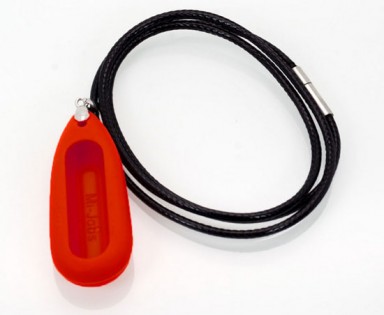 Силиконовый кулон для Xiaomi Mi Band Red + ожерелье paraffin