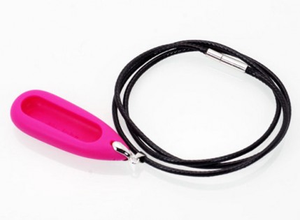 Силиконовый кулон для Xiaomi Mi Band Rose-red + ожерелье paraffin