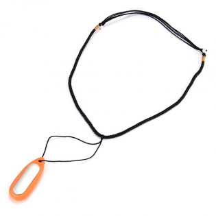 Кулон силиконовый для Xiaomi Mi Band Orange