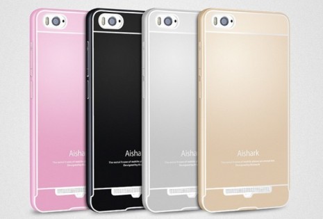 Металевий чохол бампер до смартфонів Xiaomi Mi4i/с Silver Ліцензія