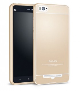 Металевий чохол бампер до смартфонів Xiaomi Mi4i/с Gold Ліцензія