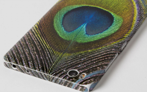 Наклейка обложка для смартфонов Xiaomi Mi4i/с Peacock 1154700029
