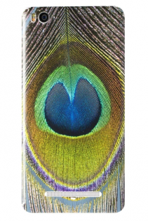 Наклейка обложка для смартфонов Xiaomi Mi4i/с Peacock 1154700029