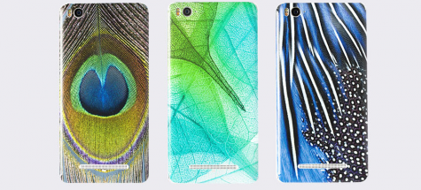Наклейка обложка для смартфонов Xiaomi Mi4i/с Peacock 1154700029