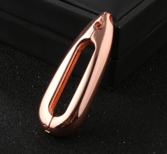 Кулон для Xiaomi Mi Band metal rose-gold + ожерелье stainless