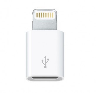 Переходник Xiaomi Micro Usb Lightning White