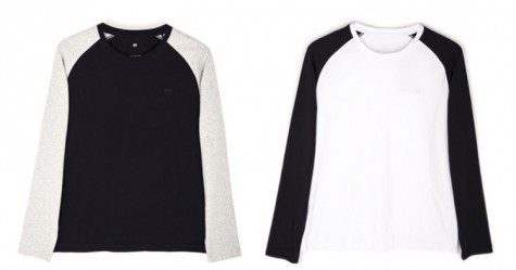 Реглан Xiaomi Mi Raglan long-sleeved T-shirt male models Blue/Grey XL