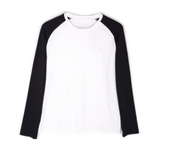 Реглан Xiaomi Mi Raglan long-sleeved T-shirt male models Grey/Blue XXL