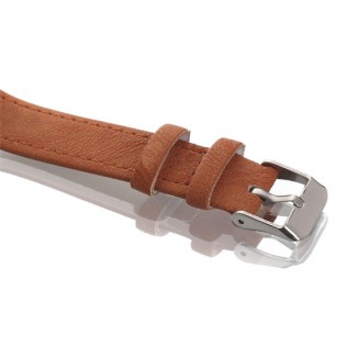 Ремешок для браслета Xiaomi Mi Band Leather Red/Silver Лицензия