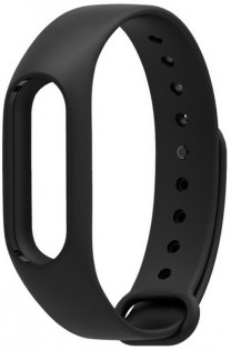 Ремінець для браслета Xiaomi Mi Band 2 Black + display protector