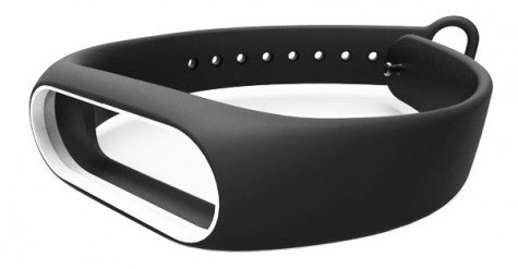 Ремешок для браслета Xiaomi Mi Band 2 Black/White + display protector