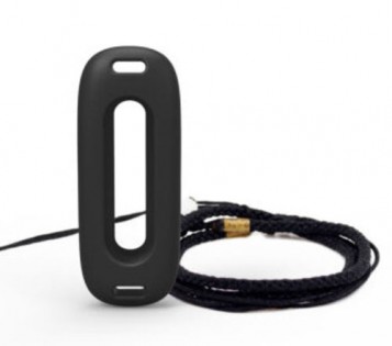 Подвеска силиконовая для Xiaomi Mi Band Black