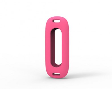 Подвеска силиконовая для Xiaomi Mi Band Rose-red