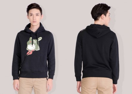 Толстовка Xiaomi Mi hooded sweater hedging Black XL