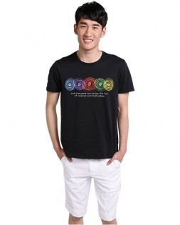 Футболка Xiaomi Mi T-shirt multicolored ring Black XL 1161000034