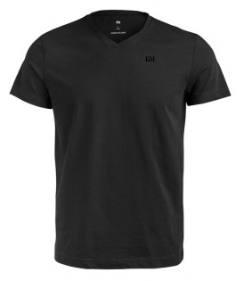 Футболка Xiaomi Mi V-neck T-shirt men Black M 1151400027