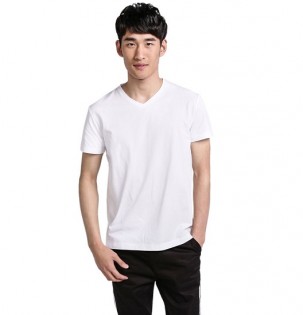 Футболка Xiaomi Mi V-neck T-shirt men White XL 1151400026
