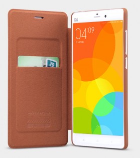 Чохол книжка Nillkin до смартфонів Xiaomi Mi Note Brown