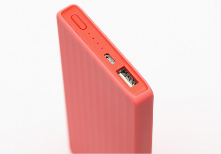 Чехол силиконовый для Xiaomi ZMi Powerbank 10000 mAh Pink