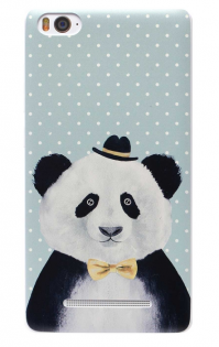 Чехол бампер для смартфонов Xiaomi Mi4i/с Panda 3D