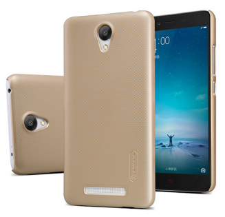 Чехол бампер Nillkin Frosted Shield для Xiaomi Redmi Note 2 Gold F-HC HM