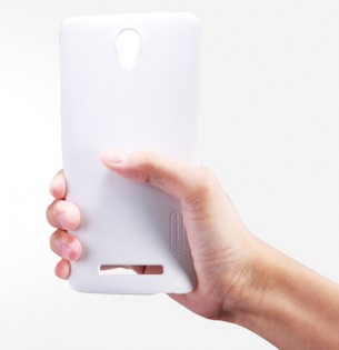 Чехол бампер Xiaomi Nillkin Frosted shield F-HC HM для смартфонов Redmi Note 2 White