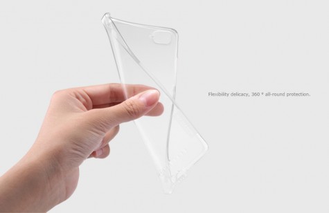 Чохол бампер силіконовий Nillkin Transparent bumper N-TPU XM до смартфонів Xiaomi Mi4i/c White
