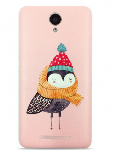 Чехол бампер Xiaomi Redmi Note 2 Cartoon series 3D Birds ORIGINAL