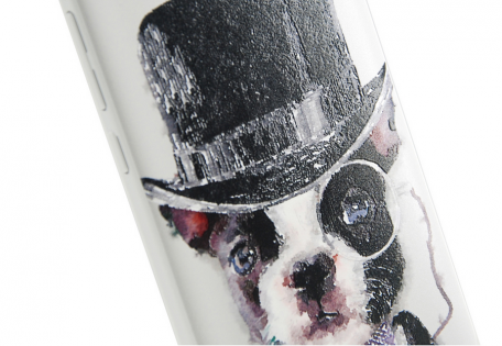 Чохол бампер Xiaomi Redmi Note 2 Cartoon series 3D Dog Gentleman 1154800034D protective shell 1154800034