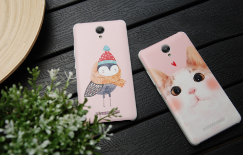Чохол бампер Xiaomi Redmi Note 2 Cartoon series 3D Meng cat 1154800033