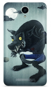 Чехол бампер Xiaomi Redmi Note 2 Cartoon series 3D Werewolf ORIGINAL 1154800037