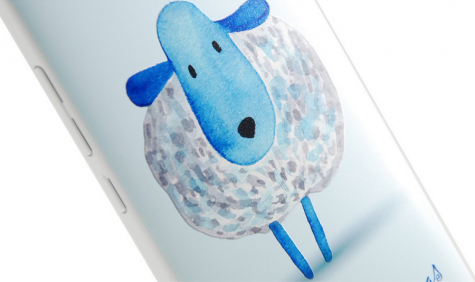 Чохол бампер Xiaomi Redmi Note 2 Cartoon series 3D lamb 1154800038