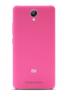 Чехол бампер Xiaomi Case for Redmi Note 2 Pink ORIGINAL 1153000021