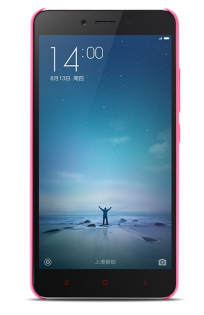 Чехол бампер Xiaomi Case for Redmi Note 2 Pink ORIGINAL 1153000021