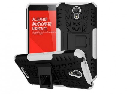 Чехол-бампер для смартфонов Xiaomi Redmi Note 2 Anti-shock Black/White