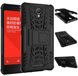 Чохол-бампер до смартфонів Xiaomi Redmi Note 2 Anti-shock Black