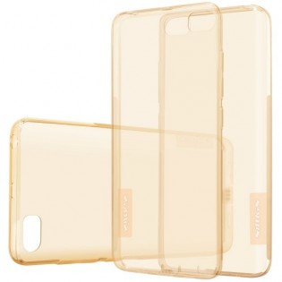 Чехол бампер силиконовый Nillkin Nature Frosted shield для смартфонов Xiaomi Mi5 Gold