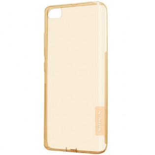 Чехол бампер силиконовый Nillkin Nature Frosted shield для смартфонов Xiaomi Mi5 Gold