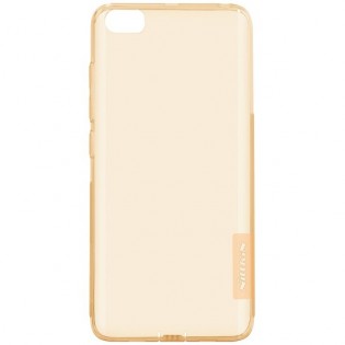 Чехол бампер силиконовый Nillkin Nature Frosted shield для смартфонов Xiaomi Mi5 Gold