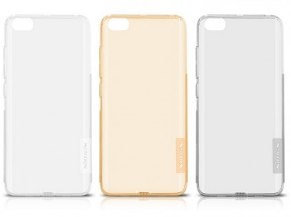 Чехол бампер силиконовый Nillkin Nature Frosted shield для смартфонов Xiaomi Mi5 Gold